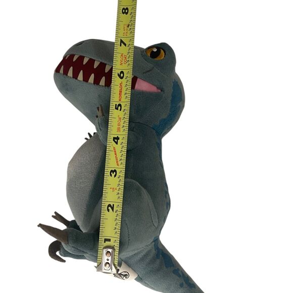 Jurassic World Fallen Kingdom Blue Raptor Plush Stuffed Dinosaur Velociraptor - Picture 9 of 9